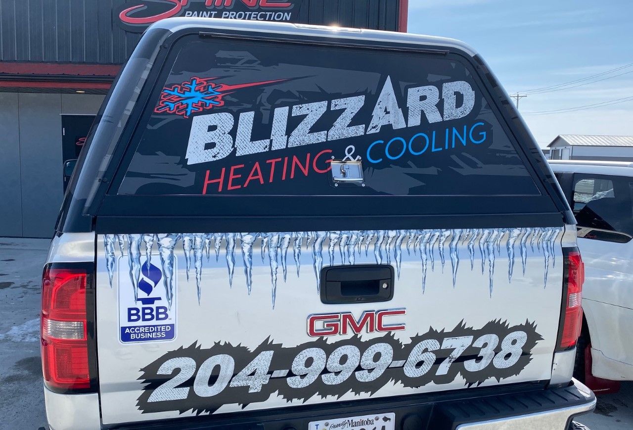 Blizzard Heating & Cooling truck